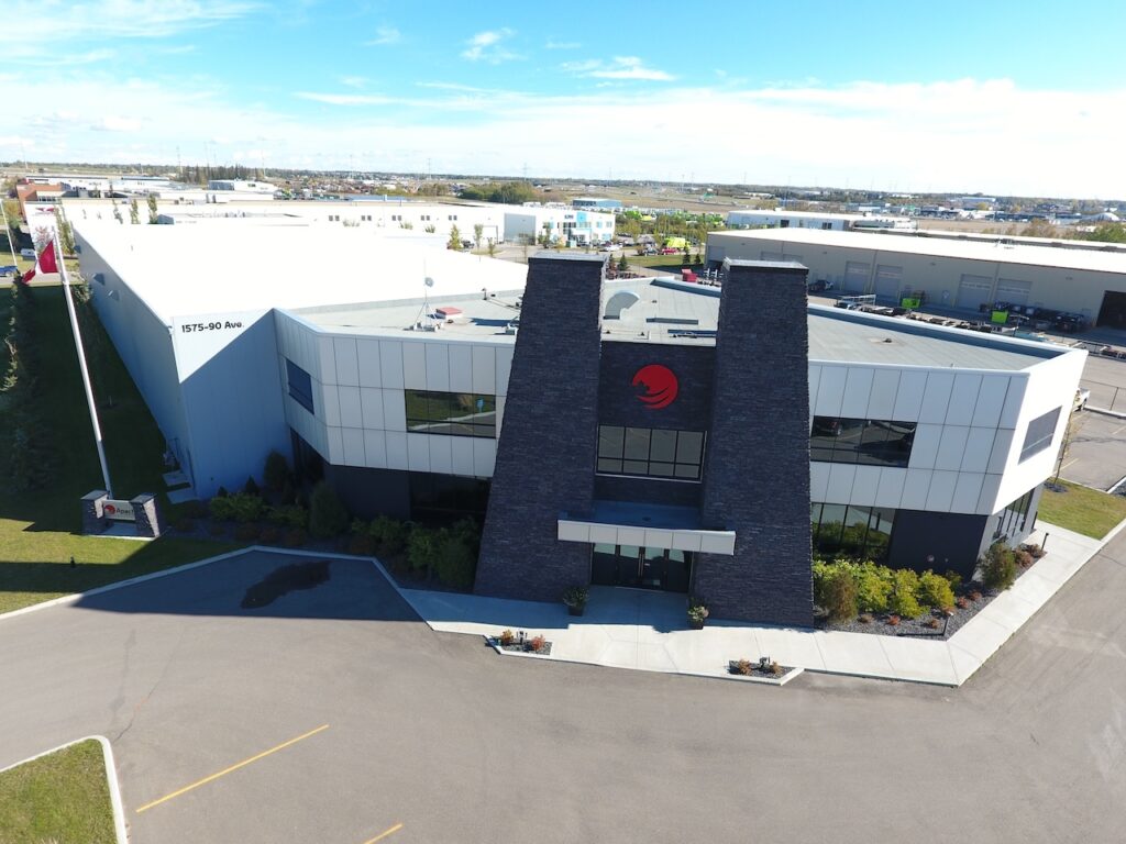 Apache Exterior Store Front Drone Pic